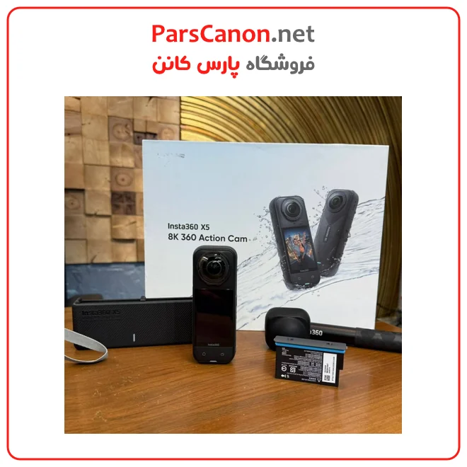 دوربین اکشن x5 اینستا 360 دست دوم مدل Insta360 X5 360 Action Camera Essentials Bundle 01