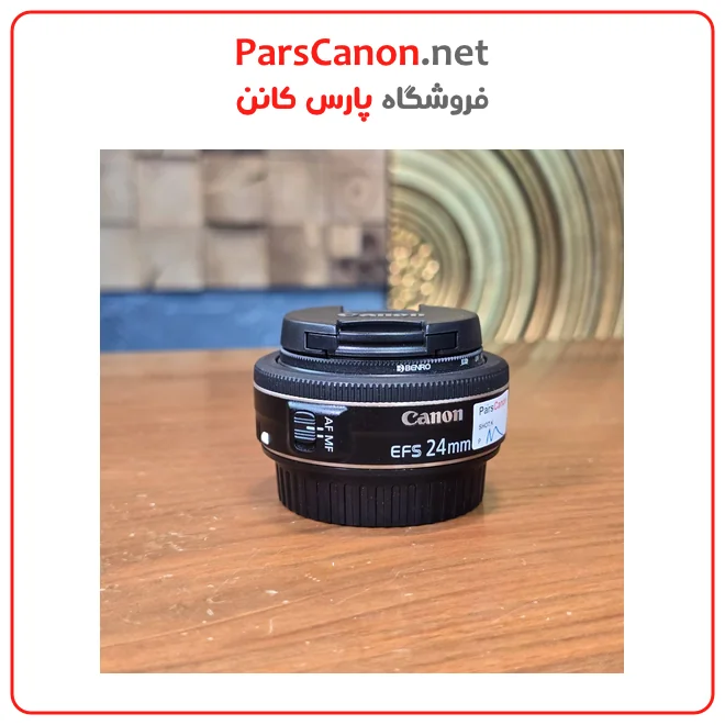 لنز کانن 24 میلیمتر دست دوم مدل Canon EF-S 24mm f/2.8 STM 01