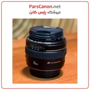 لنز کانن 50 میلیتر دست دوم مدل Canon EF 50mm f/1.4 USM 01