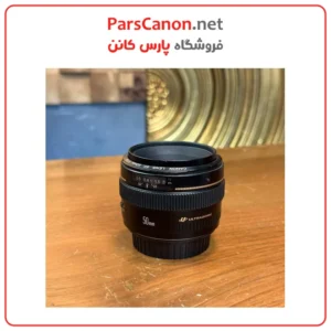لنز کانن 50 میلیمتر دست دوم مدل Canon EF 50mm f/1.4 USM 01