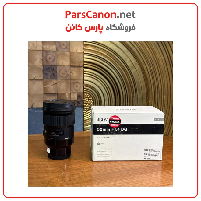 لنز سیگما 50 میلیمتر مانت سونی دست دوم مدل Sigma 50mm f/1.4 DG DN Art Lens (Sony E) 01