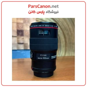 لنز کانن دست دوم مدل Canon EF 100mm f/2.8L Macro IS USM 02